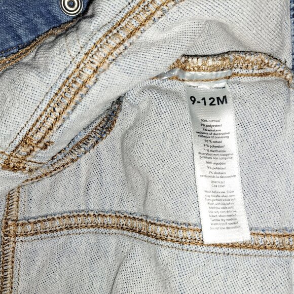 Baby B'gosh Denim Jean Jacket and Cat&Jack Super Stretch Skinny Sequin Jeans - Picture 7 of 8